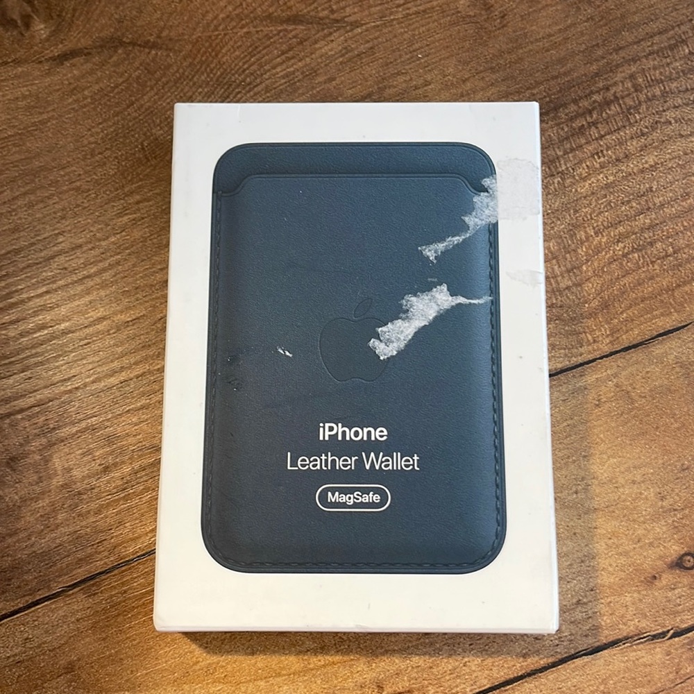 iPhone leather wallet